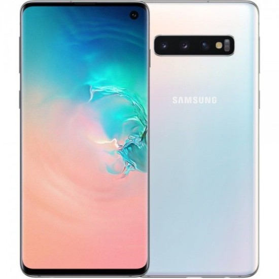 SAMSUNG GALAXY S10 SM-G973F/DS 8GB/512GB 6.1" DUAL SIM PRISM WHITE